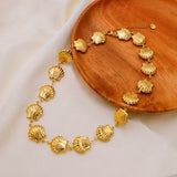 Marisol | Pulseira Dourada com Conchas