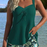 Paula - Conjunto de praia às riscas