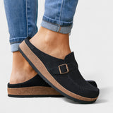 Inês - Mocassins de Camurça com Fivela
