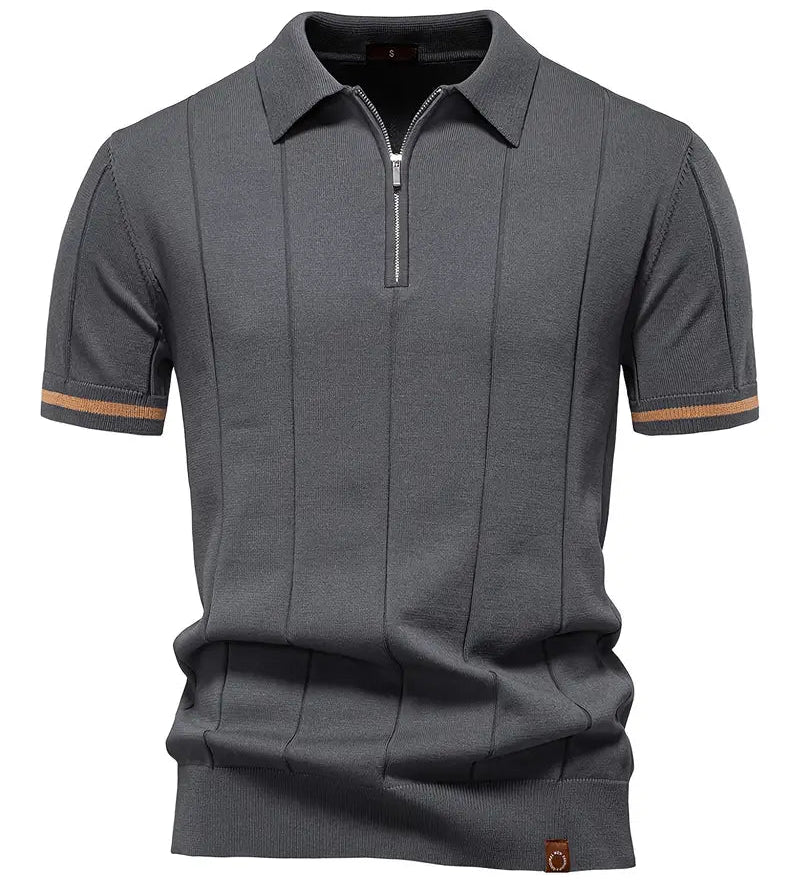 Camisa Polo - Mistura Poliéster Slim